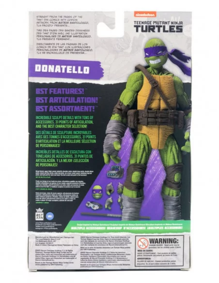 Tortugas Ninja Figura BST AXN Donatello (IDW Comics) 13 cm Tortugas Ninja Figura BST AXN Donatello (IDW Comics) 13 cm