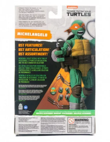 Tortugas Ninja Figura BST AXN Michelangelo (IDW Comics) 13 cm