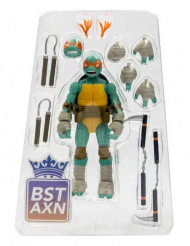 Tortugas Ninja Figura BST AXN Michelangelo (IDW Comics) 13 cm