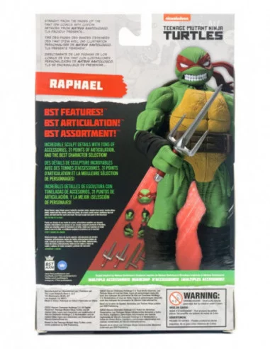 Tortugas Ninja Figura BST AXN Raphael (IDW Comics) 13 cm