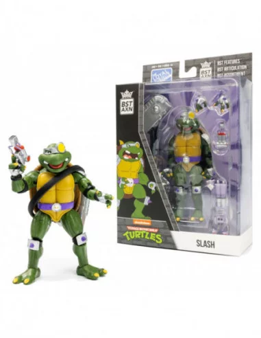 Tortugas Ninja Figura BST AXN Slash 13 cm