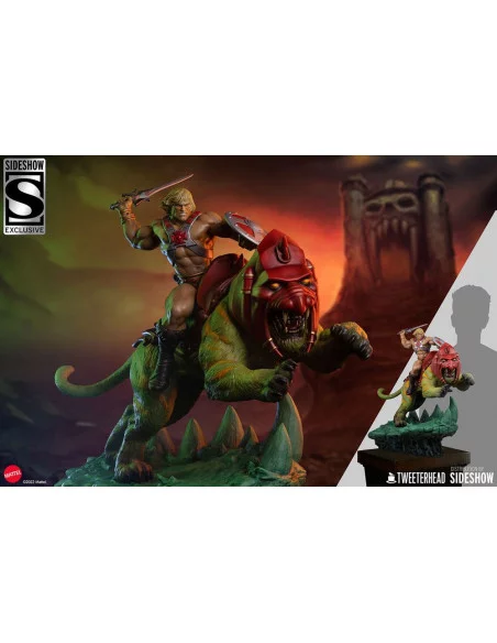 Masters of the Universe Estatua He-Man and Battle Cat Classic Deluxe 59 cm Masters of the Universe Estatua He-Man and Battle Cat Classic Deluxe 59 cm