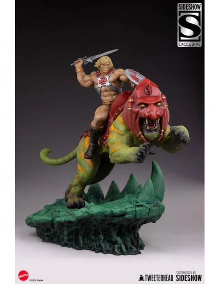 Masters of the Universe Estatua He-Man and Battle Cat Classic Deluxe 59 cm Masters of the Universe Estatua He-Man and Battle Cat Classic Deluxe 59 cm