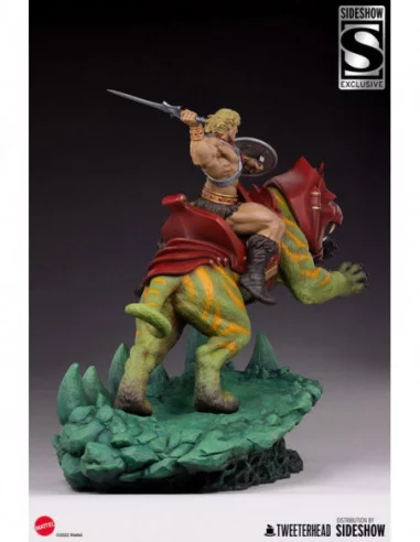 Masters of the Universe Estatua He-Man and Battle Cat Classic Deluxe 59 cm