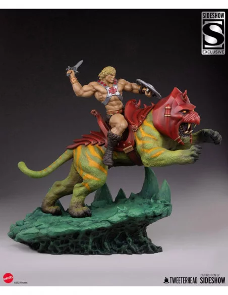 Masters of the Universe Estatua He-Man and Battle Cat Classic Deluxe 59 cm Masters of the Universe Estatua He-Man and Battle Cat Classic Deluxe 59 cm