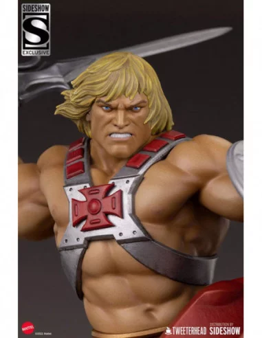 Masters of the Universe Estatua He-Man and Battle Cat Classic Deluxe 59 cm