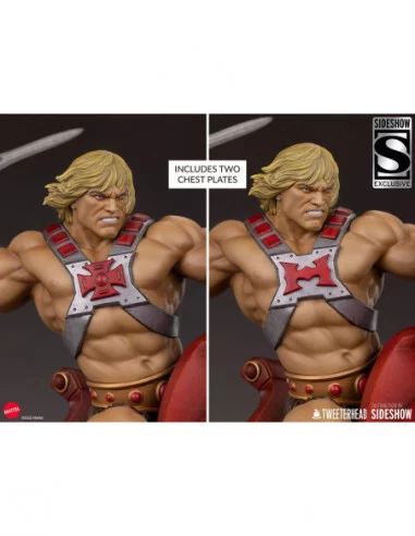 Masters of the Universe Estatua He-Man and Battle Cat Classic Deluxe 59 cm