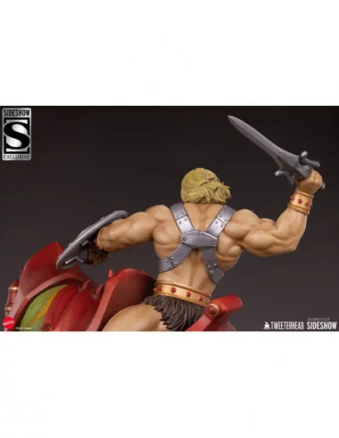 Masters of the Universe Estatua He-Man and Battle Cat Classic Deluxe 59 cm