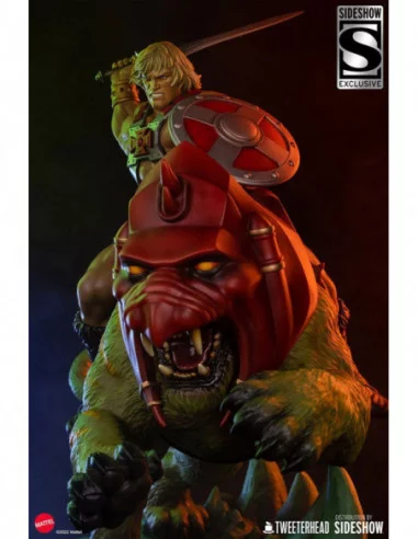 Masters of the Universe Estatua He-Man and Battle Cat Classic Deluxe 59 cm