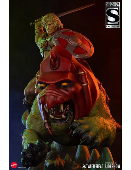 Masters of the Universe Estatua He-Man and Battle Cat Classic Deluxe 59 cm Masters of the Universe Estatua He-Man and Battle Cat Classic Deluxe 59 cm