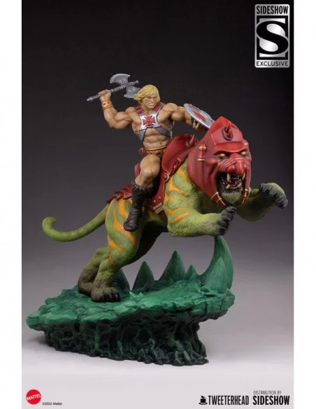 Masters of the Universe Estatua He-Man and Battle Cat Classic Deluxe 59 cm Masters of the Universe Estatua He-Man and Battle Cat Classic Deluxe 59 cm
