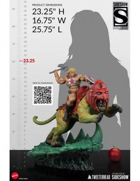 Masters of the Universe Estatua He-Man and Battle Cat Classic Deluxe 59 cm Masters of the Universe Estatua He-Man and Battle Cat Classic Deluxe 59 cm