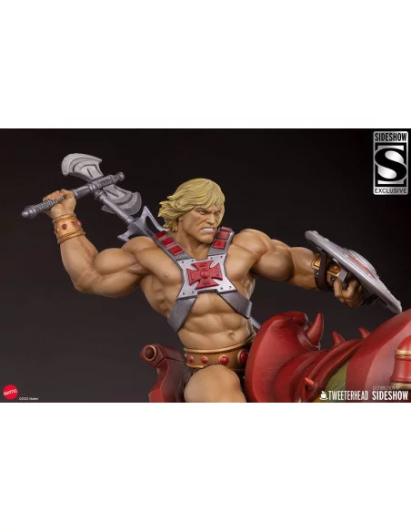 Masters of the Universe Estatua He-Man and Battle Cat Classic Deluxe 59 cm Masters of the Universe Estatua He-Man and Battle Cat Classic Deluxe 59 cm