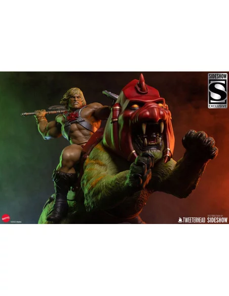 Masters of the Universe Estatua He-Man and Battle Cat Classic Deluxe 59 cm Masters of the Universe Estatua He-Man and Battle Cat Classic Deluxe 59 cm