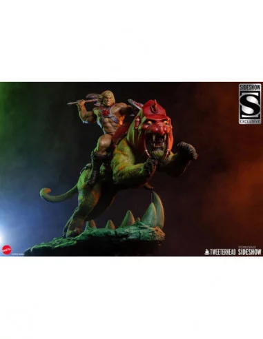 Masters of the Universe Estatua He-Man and Battle Cat Classic Deluxe 59 cm