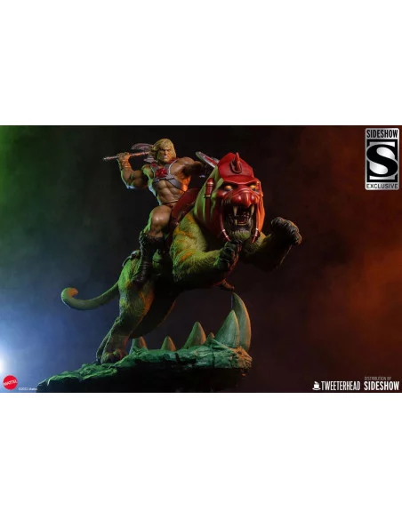 Masters of the Universe Estatua He-Man and Battle Cat Classic Deluxe 59 cm Masters of the Universe Estatua He-Man and Battle Cat Classic Deluxe 59 cm