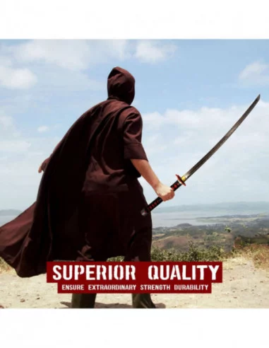 Demon Slayer Kimetsu No Yaiba Réplica 1/1 Espada Tanjiro Kamado V2 Fire Breath 74 cm