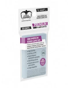 Ultimate Guard Premium Soft Sleeves Fundas de Cartas del Juego de Mesa Mini American (50) 2