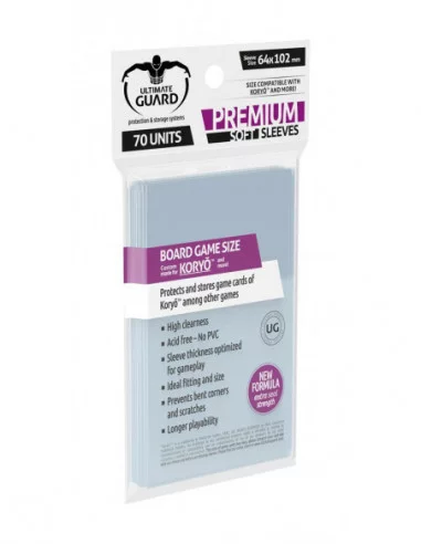 Ultimate Guard Premium Soft Sleeves Fundas de Cartas del Juego de Mesa Koryó™ (70)
