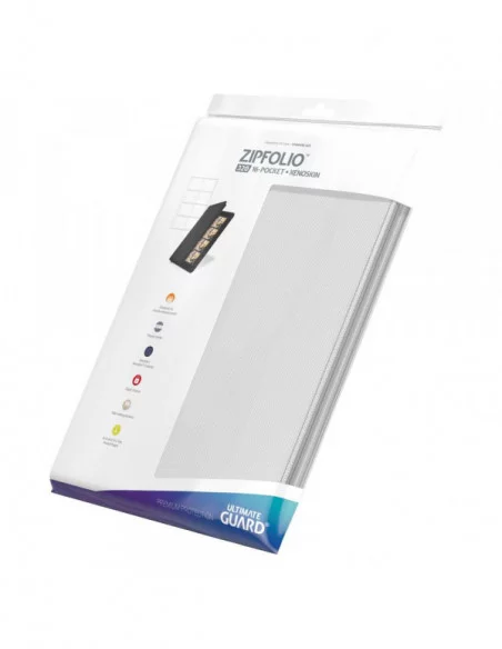 Ultimate Guard Zipfolio 320 - 16-Pocket XenoSkin Blanco