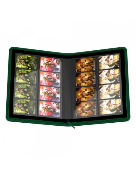 Ultimate Guard Zipfolio 320 - 16-Pocket XenoSkin Verde