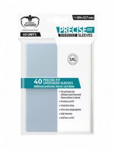 Ultimate Guard Precise-Fit Sleeves Fundas de Cartas Tamaño Oversized Transparente (40)