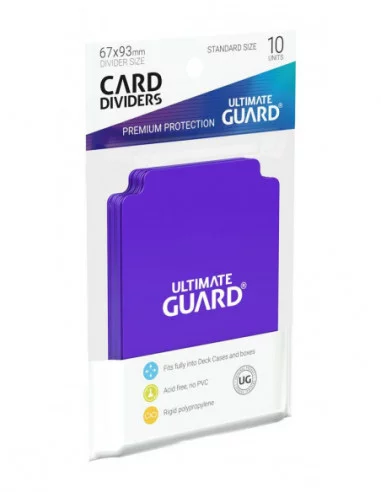 Ultimate Guard Card Dividers Tarjetas Separadoras para Cartas Tamaño Estándar Violeta (10)