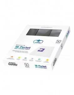 Ultimate Guard 18-Pocket Pages Side-Loading Negro (50) 2