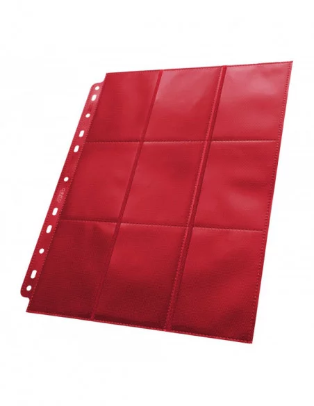 Ultimate Guard 18-Pocket Pages Side-Loading Rojo (50)