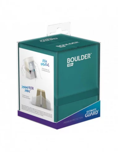 Ultimate Guard Boulder Deck Case 100+ Tamaño Estándar Malachite