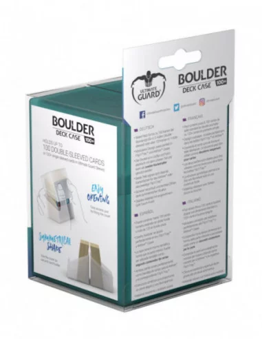 Ultimate Guard Boulder Deck Case 100+ Tamaño Estándar Malachite