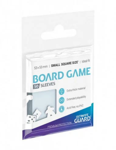 Ultimate Guard Premium Sleeves Fundas de Cartas del Juego de Mesa Cuadrado Pequeño (50)