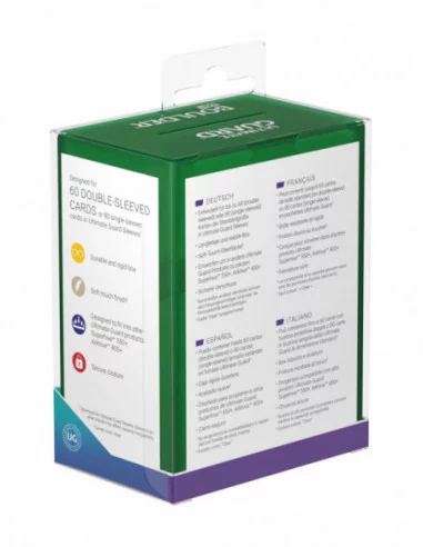 Ultimate Guard Boulder Deck Case 60+ Tamaño Estándar Emerald