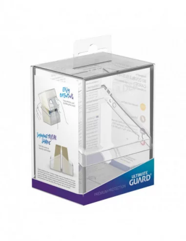 Ultimate Guard Boulder Deck Case 80+ Tamaño Estándar Transparente