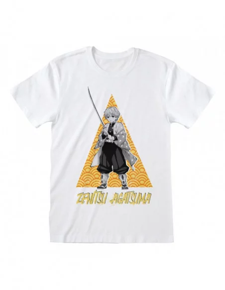 Demon Slayer Camiseta Zenitsu Tri talla L