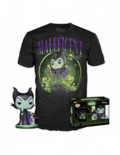 Disney POP! & Tee Set de Minifigura y Camiseta Disney Villains: Maleficent talla M