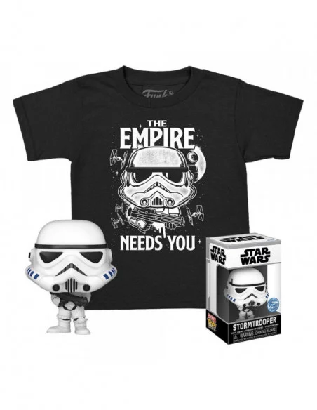 Star Wars Pocket POP! & Tee Set de Minifigura y Camiseta Stormtrooper (KD) talla L
