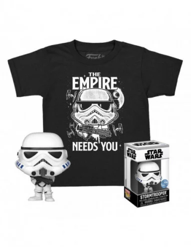 Star Wars Pocket POP! & Tee Set de Minifigura y Camiseta Stormtrooper (KD) talla XL