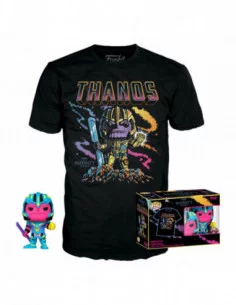 Marvel POP! & Tee Set de Minifigura y Camiseta Thanos (BKLT) talla M