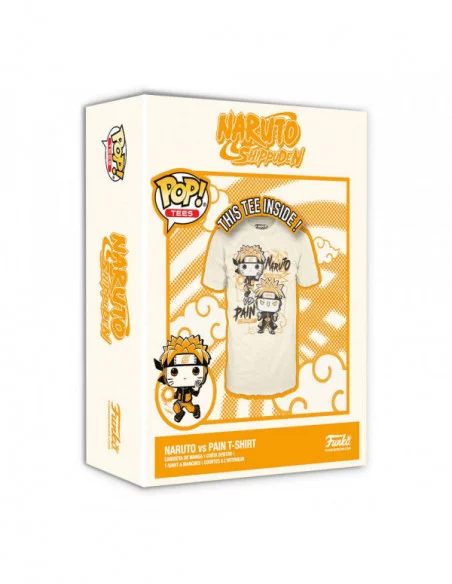 Naruto Boxed Tee Camiseta Naruto v Pain talla M