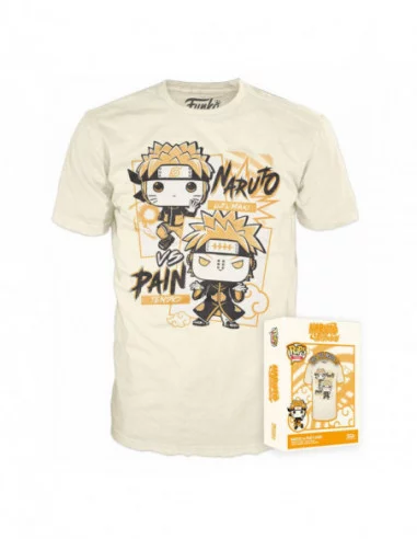 Naruto Boxed Tee Camiseta Naruto v Pain talla S