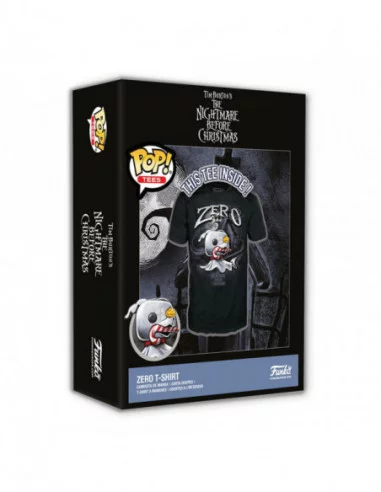 Pesadilla antes de Navidad Boxed Tee Camiseta Zero w/Cane talla L