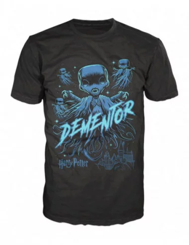 Harry Potter POP! & Tee Set de Minifigura y Camiseta Dementor (GL) talla M