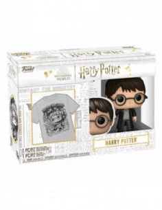 Harry Potter POP! & Tee Set de Minifigura y Camiseta Harry Potter (FL) talla M 2