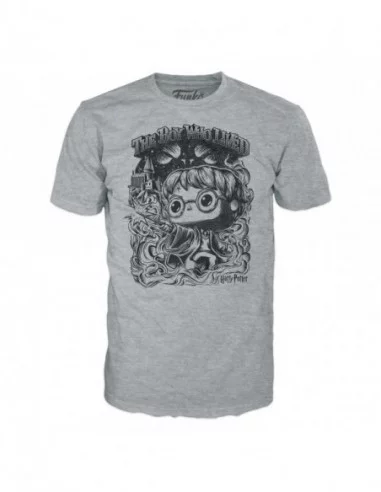 Harry Potter POP! & Tee Set de Minifigura y Camiseta Harry Potter (FL) talla XL