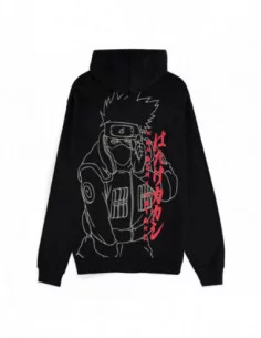 Naruto Shippuden Sudadera Capucha Kakashi Line Art talla XL 2