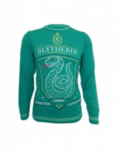 Harry Potter Sweatshirt Christmas Jumper Slytherin talla S