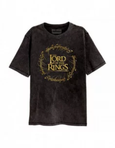 El Señor de los Anillos Camiseta Gold Foil Logo talla M