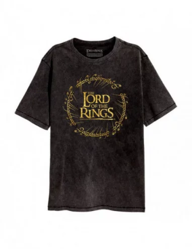 El Señor de los Anillos Camiseta Gold Foil Logo talla S