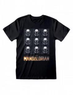 Star Wars The Mandalorian Camiseta Mando Helmets talla S